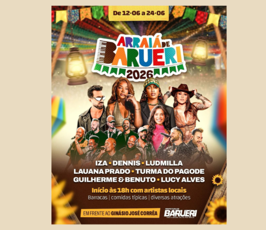 Arraiá de Barueri 2026 promete grandes shows e diversão para toda a família