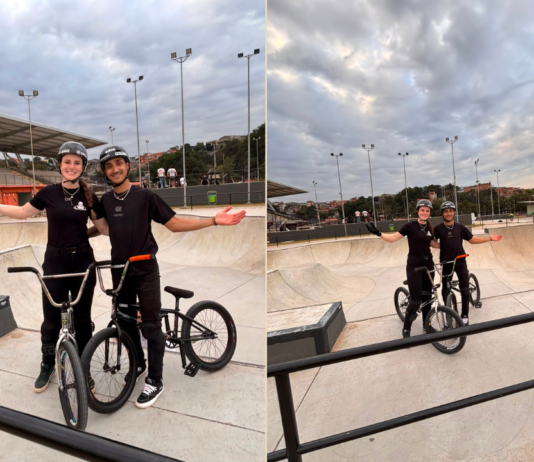 Pentacampeões brasileiros do BMX Freestyle visitam pista do Parque da Juventude de Barueri