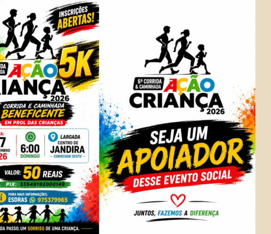 6ª Corrida e Caminhada Ação Criança 2026