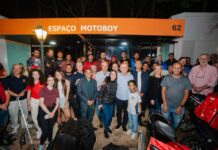 Espaço Motoboy é inaugurado em Aldeia da Serra para oferecer mais conforto e segurança aos profissionais