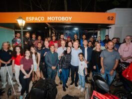 Espaço Motoboy é inaugurado em Aldeia da Serra para oferecer mais conforto e segurança aos profissionais