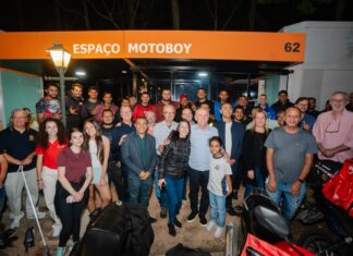 Espaço Motoboy é inaugurado em Aldeia da Serra para oferecer mais conforto e segurança aos profissionais